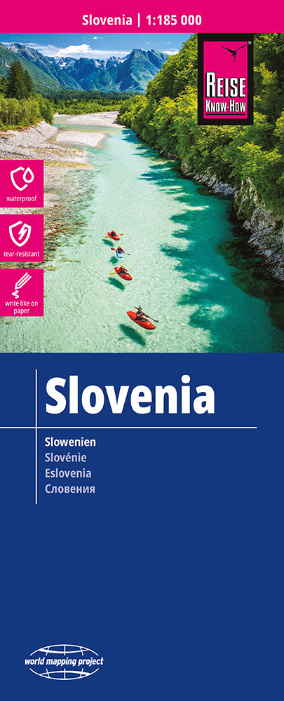 Reise Know-How Landkarte Slowenien / Slovenia (1:185.000). 1:185'000