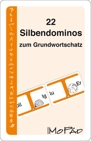 22 Silbendominos zum Grundwortschatz