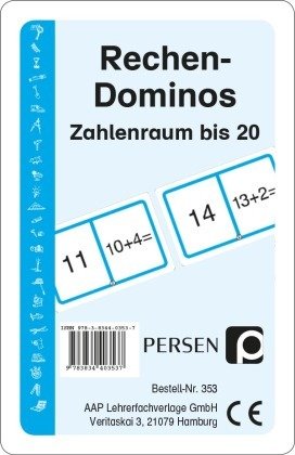 Rechen-Dominos: Zahlenraum bis 20 (Kartenspiel)