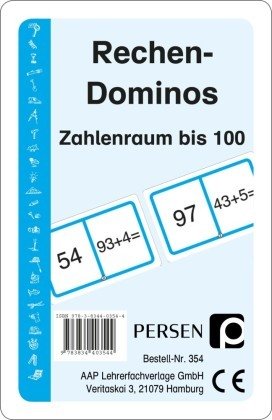 Rechen-Dominos: Zahlenraum bis 100 (Kartenspiel)