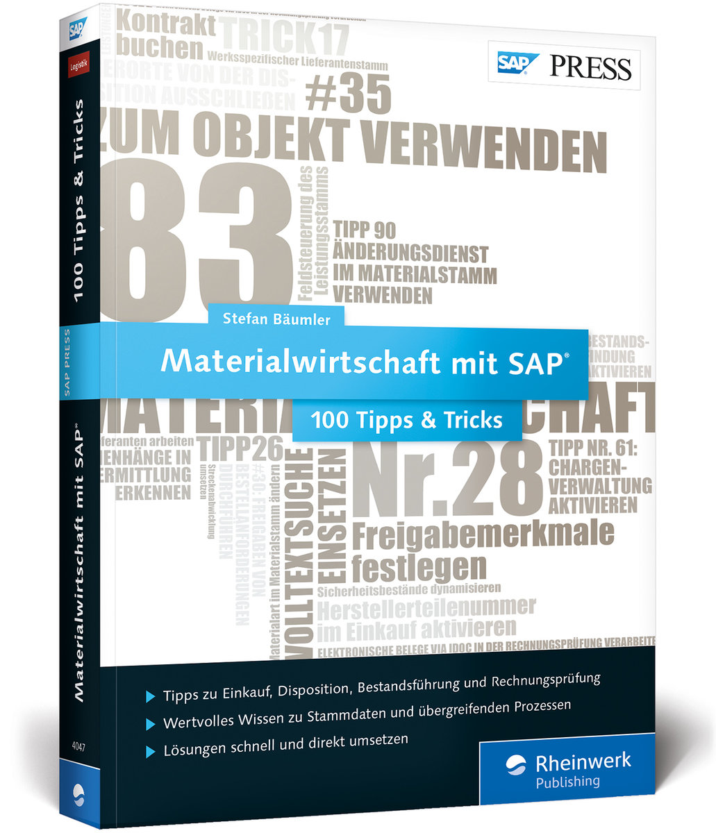 Materialwirtschaft mit SAP â 100 Tipps u. Tricks