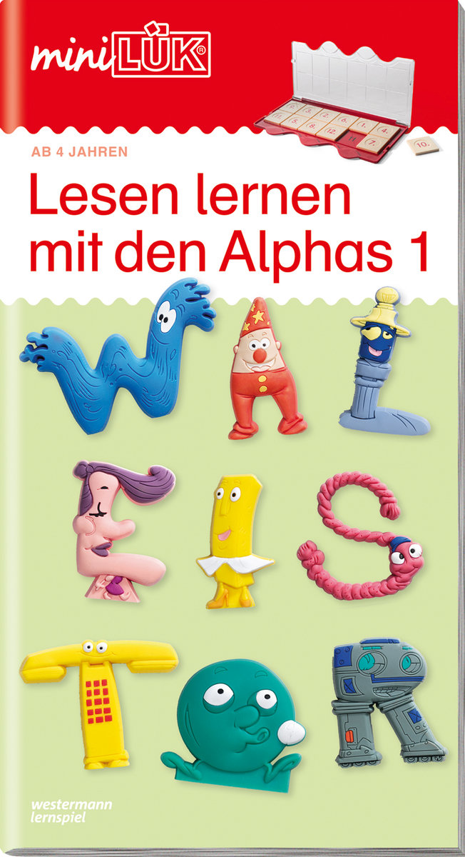 Lesen lernen mit den Alphas 1 miniLÜK ab 4 Jahren