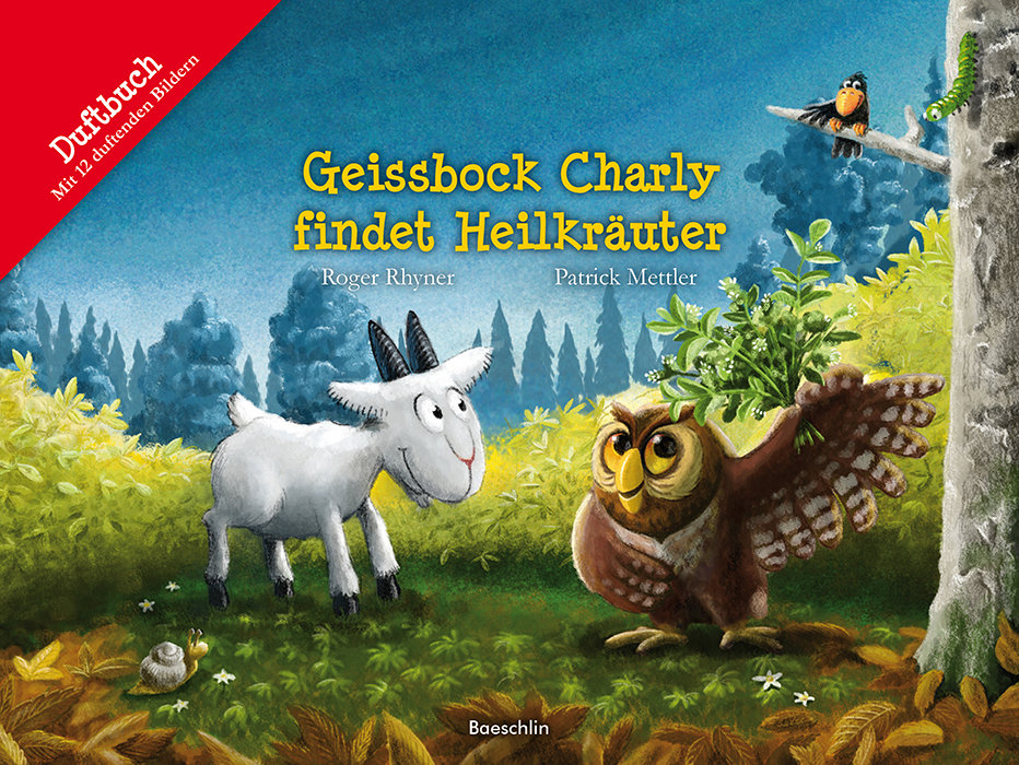 Geissbock Charly findet Heilkräuter, ein Duftbuch