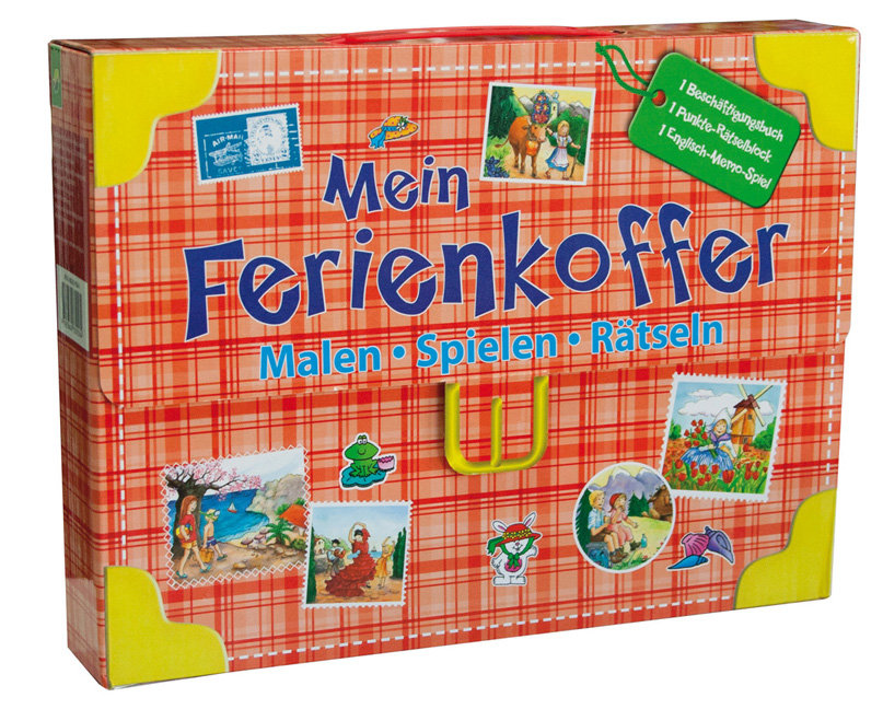 Mein Ferienkoffer - Malen, Spielen, Rätseln