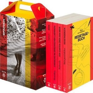 SZ Literaturkoffer Spanien | Bücher Set | Literatur-Sammlung mit Rodoreda, Laforet und Montalbán | 4 Taschenbücher, 4 Te