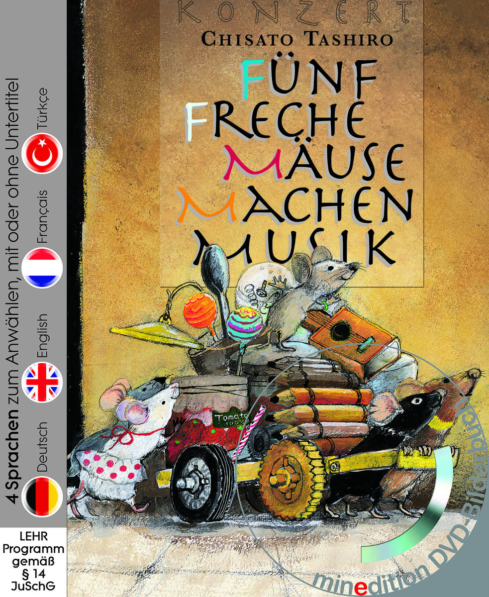 Fünf freche Mäuse machen Musik / inkl. DVD