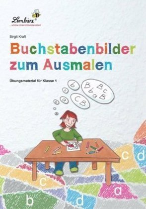 Buchstabenbilder zum Ausmalen