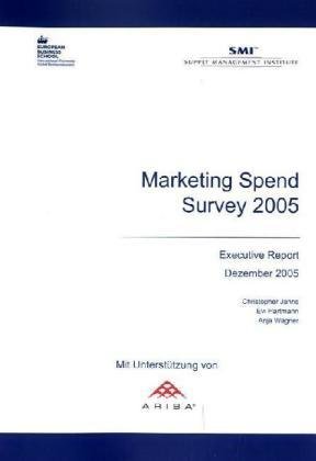 Marketing Spend Survey 2005