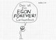 Dies ist ein Egon Forever! Cartoonbuch