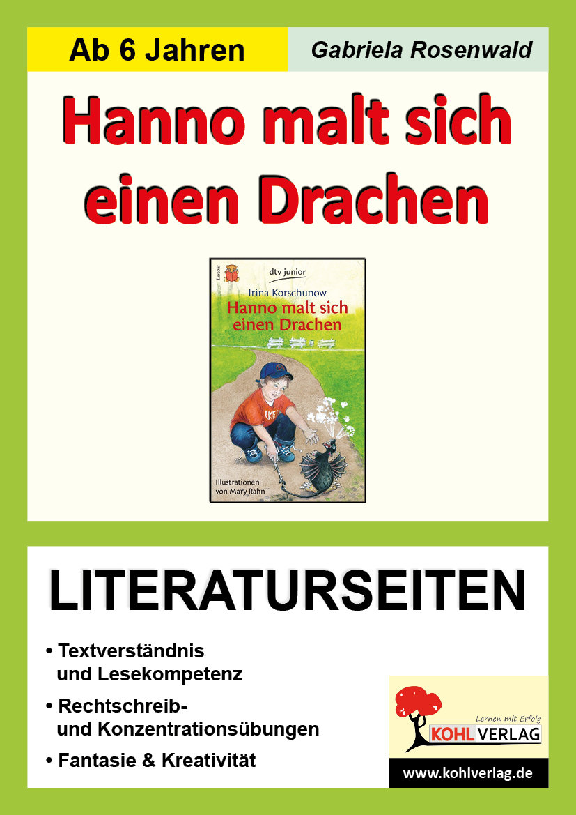 Hanno malt sich einen Drachen - Literaturseiten