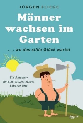 Männer wachsen im Garten