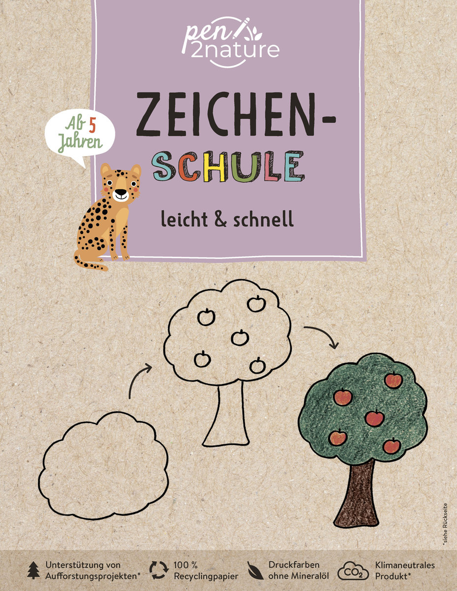 Zeichen-Schule leicht & schnell. Zeichnen lernen für Kinder ab 5 Jahren