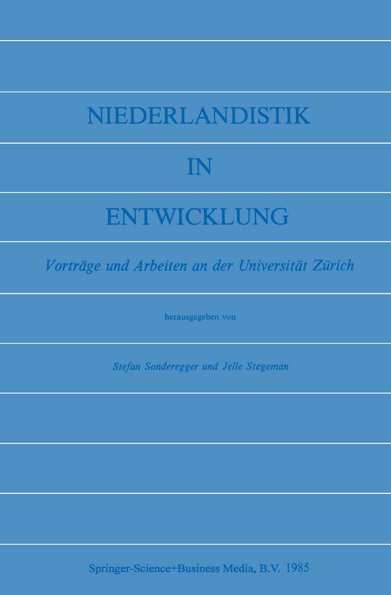 Niederlandistik in Entwicklung