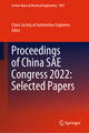 Proceedings of China Sae Congress 2022: Selected Papers