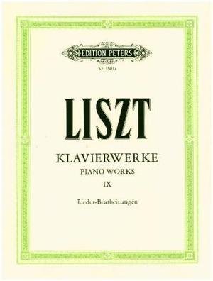 Klavierwerke, Band 9: Lieder-Bearbeitungen