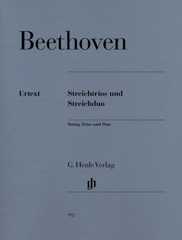 Streichtrios op.3, op.8 und op.9 und Streichduo WoO 32